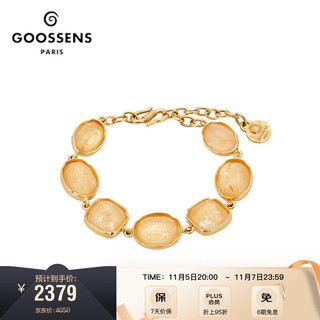 GOOSSENS CABOCHONS系列 手链时尚百搭 个性小众首饰奢侈品饰品送女友 GOOH13BA01YG 天然水晶-12