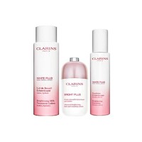 CLARINS 娇韵诗 美白三件套小瓷瓶精华50ml+水200ml+乳液75ml