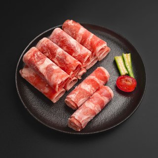 大庄园 国产 肥牛肉卷 800g/袋(200g*4)火锅涮煮食材