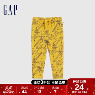 Gap 盖璞 婴儿纯棉印花针织裤847724