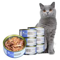PLUS会员：宠物嘻嘻 营养猫罐头 170g*6罐