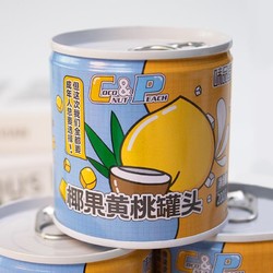 味品堂 椰果黄桃罐头200g*12罐