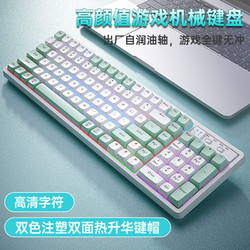 LANGTU 狼途 GK102 机械键盘  有线抹茶绿红轴