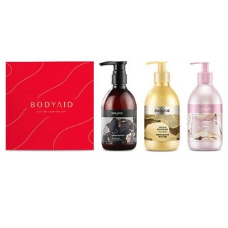 BodyAid 博滴 强根固发舒爽洗护礼盒套装（生姜洗发水330ml+蛋白滋养护发素300ml+焕白控油沐浴露300ml）