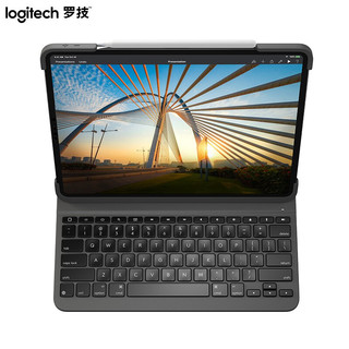logitech 罗技 iK274 iPad Pro 12.9英寸 蓝牙键盘保护套 黑色