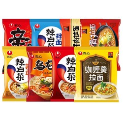 NONGSHIM 农心 辛拉面辣白菜方便面八连包混合装8袋泡面拉面非火鸡面 1件装