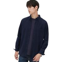 UNIQLO 优衣库 男女款长袖衬衫 450267 藏青色 XXXXL