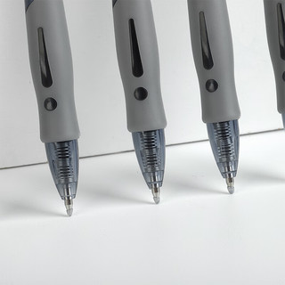 TANGO 天章 办公(TANGO)中性笔按动签字笔 高档黑色水性笔 0.5mm子弹头12支装 商务办公用品学生文具书写练字笔1008