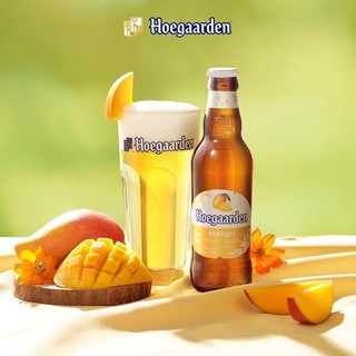 Hoegaarden 福佳 阳光芒小麦白果啤 精酿啤酒3.3度248ml*24瓶 露营酒 整箱装