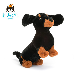 jELLYCAT 邦尼兔 2022新品弗雷迪腊肠犬 毛绒玩具安抚睡觉抱枕玩偶生日礼物送礼可爱公仔 弗雷迪腊肠犬 H17 X W18 CM