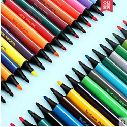 truecolor 真彩 水彩笔大容量粗三角杆儿童绘画笔12色 24色 36色可水洗水彩笔