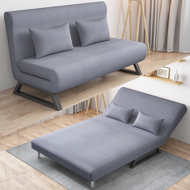 plus会员:京居 s60款 两用折叠多功能沙发椅灰色-190*120cm