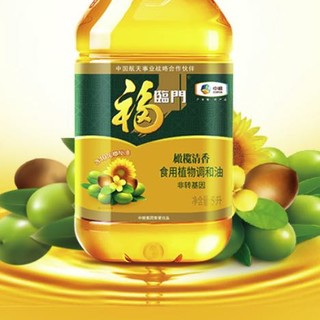 福临门 非转基因 橄榄清香 食用植物调和油 5L