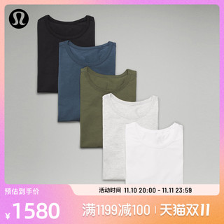 线上专售 lululemon丨5 Year Basic 男士 T 恤 *5件装 LM3DBHS