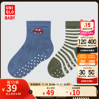 优衣库SGS婴幼儿生态衣 婴儿/幼儿/宝宝 袜子(2双装 秋) 439074