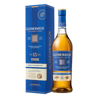GLENMORANGIE 格兰杰 宝树行 格兰杰15年700ml 卡德堡单田高地 苏格兰单一麦芽威士忌 原装进口洋酒