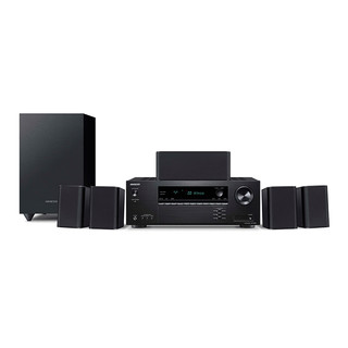 Onkyo/安桥 HTS-3910 家庭影院5.1音箱环绕套装大功率蓝牙DTSX杜比全景声4K功放 黑色