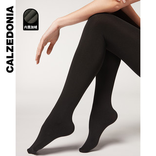 CALZEDONIA女士基础款黑色显瘦美腿塑形厚款舒适连裤袜MIC059