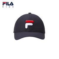 FILA 斐乐 童装儿童遮阳帽2022春季男女童经典时尚棒球帽运动帽子