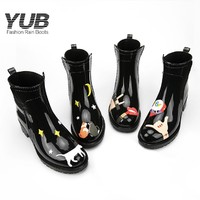 yub 防水防滑短筒雨靴 JQX02