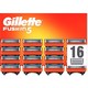 Gillette 吉列 Fusion5 男士剃须刀片 精准修整，每包包括16个补充刀片