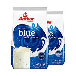 Anchor 安佳 青少年学生成人全脂奶粉400g*2袋新西兰进口调制乳粉