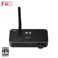 FiiO 飞傲 BTA30 Pro蓝牙音频接收发射器 家用电视音箱放适配器 二合一硬解HIFI 黑色