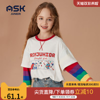 ASK junior ASK女童长袖T恤