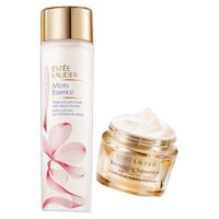 ESTEE LAUDER 雅诗兰黛 明星澎弹礼盒(樱花原生液200ml+胶原乳霜50ml)化妆品礼盒生日礼物