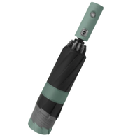 JIWU 苏宁极物 WH-SWS001 10骨三折晴雨伞 晨雾绿