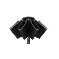 JIWU 苏宁极物 WH-SWS001 10骨三折晴雨伞 经典黑