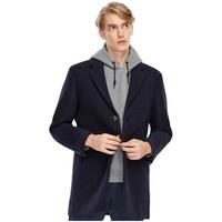 G2000 纵横两千 男士中长款大衣 00020806 深蓝色 52/180