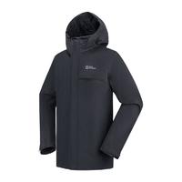 Jack Wolfskin 狼爪 男子三合一冲锋衣 5122331-6230 乌木黑 L