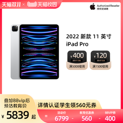 Apple 苹果 2022 新款 11 英寸 iPad Pro  128G