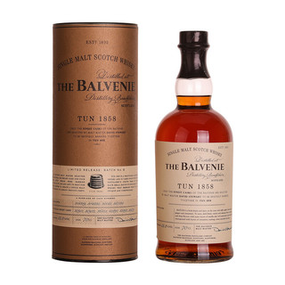 THE BALVENIE 百富 Balvenie) 洋酒 1858号桶 单一纯麦 威士忌 (第六批次) 700ml