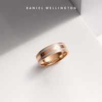 Daniel Wellington EMALIE系列 女士时尚双色戒指 玫瑰金色/晨雾灰