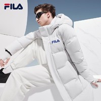 FILA 斐乐 男长羽绒服冬新款户外外套宽松运动防风保暖F11M249921F