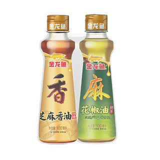 金龙鱼 调味油 芝麻油100ml+花椒油100ml