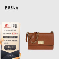 FURLA 芙拉 奢侈品1927系列 女士斜挎包 BAFIACO 干邑色 小号