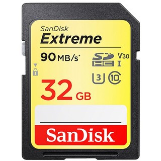 SanDisk 闪迪 Extreme 至尊极速系列 SD存储卡 32GB（UHS-I、V30、U3）