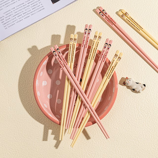 摩登主妇 陶瓷筷子可爱少女心卡通筷女孩餐具