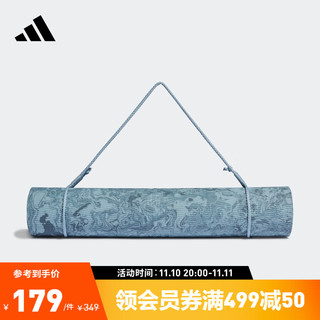 adidas 阿迪达斯 官方男女运动瑜伽垫CL5131 青灰 NS