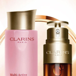 CLARINS 娇韵诗 护肤套装 (青春赋活焕采精华水200ml+双萃焕活修护精华露50ml)