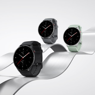 AMAZFIT 跃我 GTR 2e 智能手表 46.5mm 硅胶表带 曜石黑（血氧、GPS）