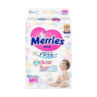 PLUS会员：Merries 妙而舒 婴儿纸尿裤 M64片