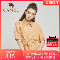 CAMEL 骆驼 女装2022夏季装新款休闲时尚裤子短裤女连体裤
