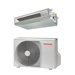 TOSHIBA 东芝 进口 中央空调隐藏风管机一拖一1.5匹一级能效直流变频冷暖RAS-13S3DV-C 1.5匹 一级能效 13~20㎡