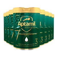 Aptamil 爱他美 ESSENSIS黑钻奇迹绿罐有机a2澳洲益生菌奶粉3段8罐