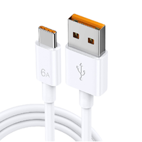 TAFIQ 塔菲克 USB-A转Type-C 6A 数据线 TPE 1.0m 白色