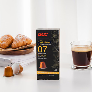 UCC 悠诗诗 Nespresso Original适配咖啡胶囊 07号 意式浓缩 10颗/盒